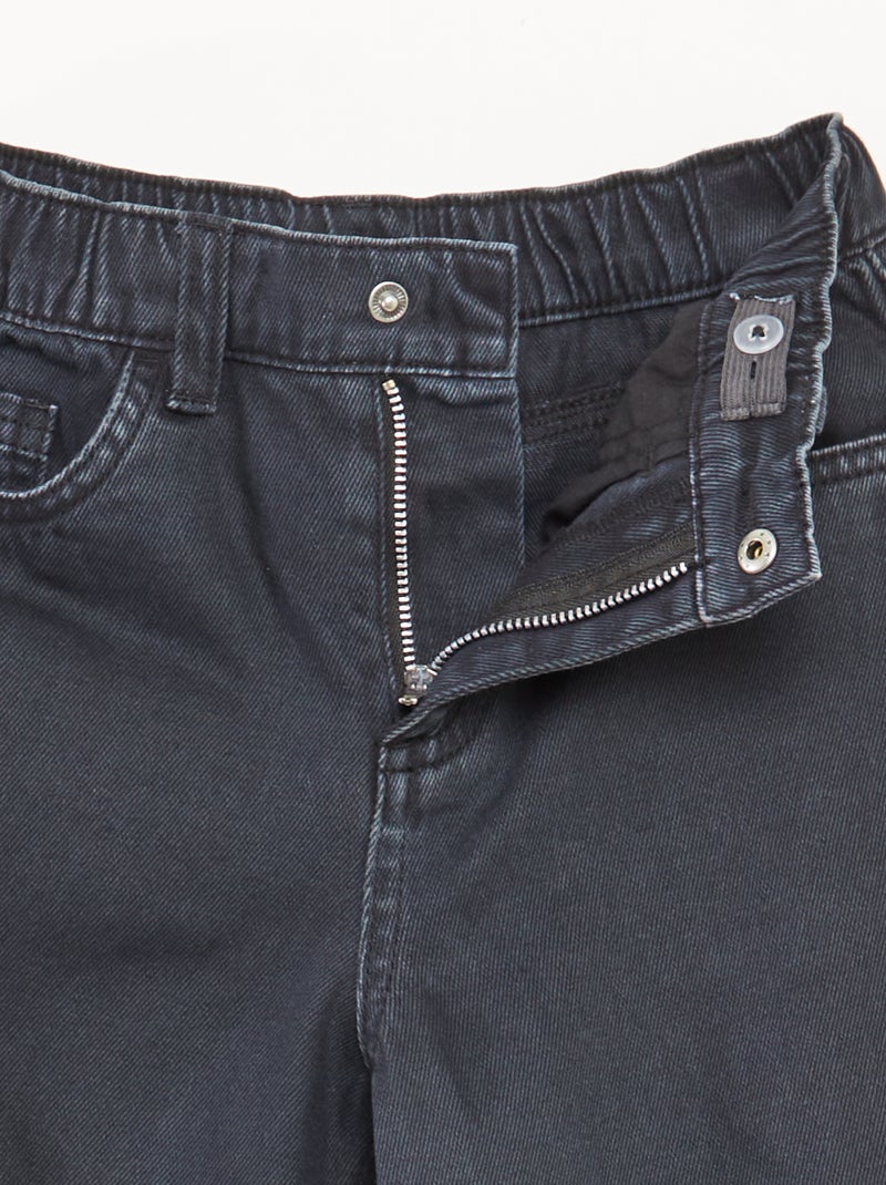 Pantalon regular Noir - Kiabi