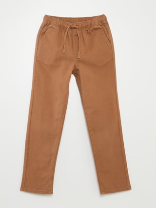 Pantalon regular uni