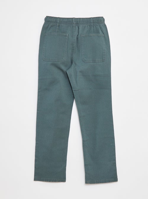 Pantalon regular uni - Kiabi
