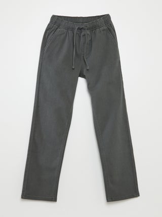 Pantalon regular uni