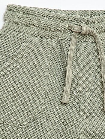 Pantalon relax en maille piquée