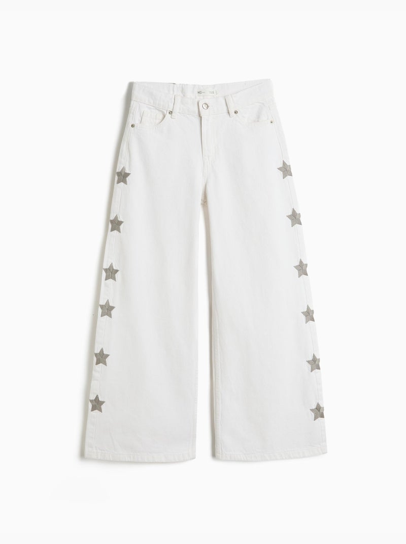 Pantalon relaxed fit, MO Fashion Blanc - Kiabi