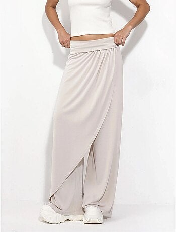 Pantalon salwar à jambes larges busem