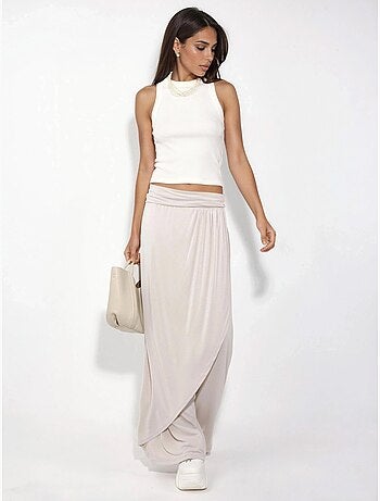Pantalon salwar à jambes larges busem