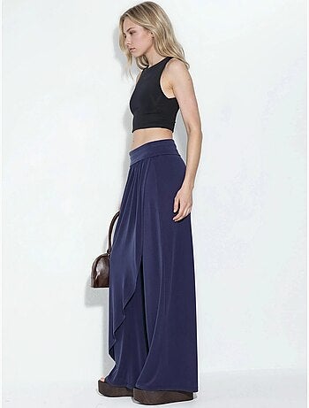 Pantalon salwar à jambes larges busem