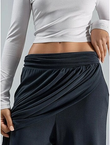 Pantalon salwar à jambes larges busem