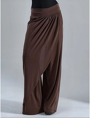 Pantalon salwar à jambes larges busem