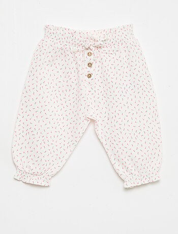 Pantalon Sarouel en jersey de coton