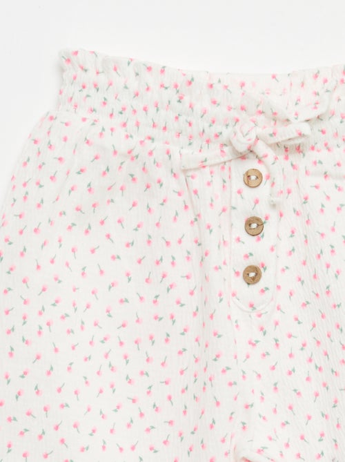 Pantalon Sarouel en jersey de coton - Kiabi Pantalon Sarouel en jersey de coton - Kiabi