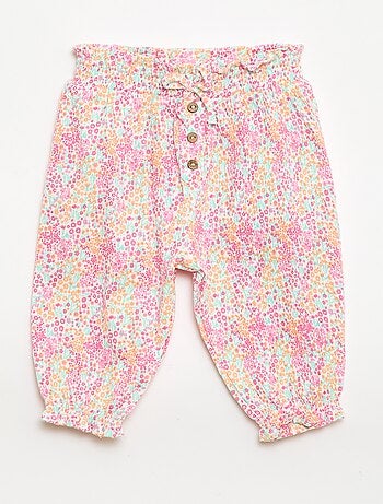 Pantalon Sarouel en jersey de coton