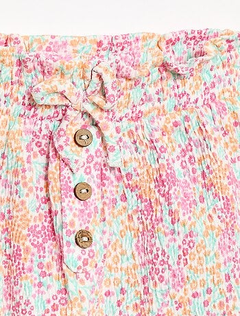 Pantalon Sarouel en jersey de coton