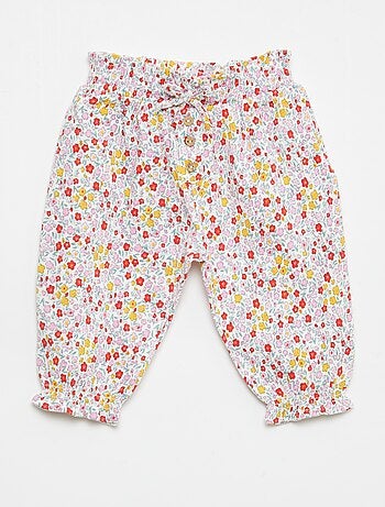 Pantalon Sarouel en jersey de coton