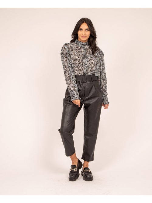 Pantalon simili ekine - Kiabi
