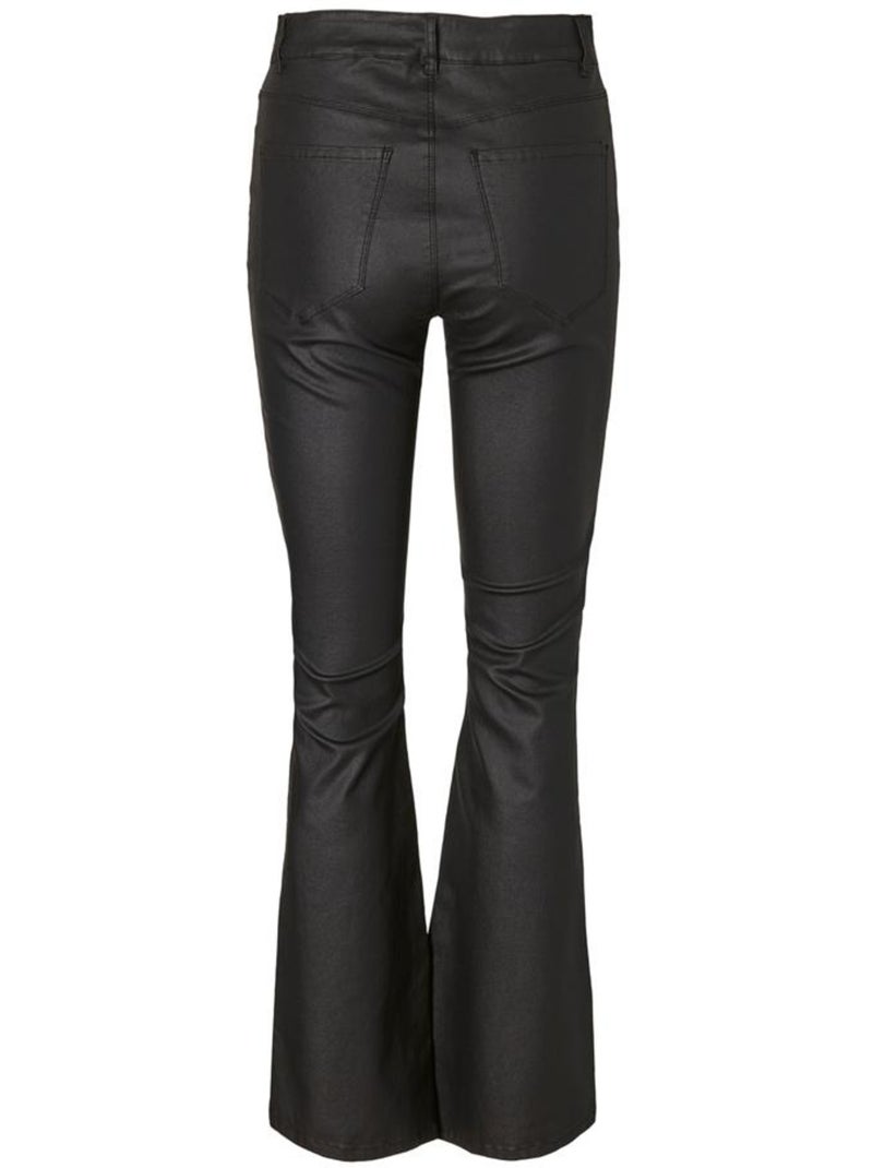Pantalon simili femme vero moda curve Noir - Kiabi