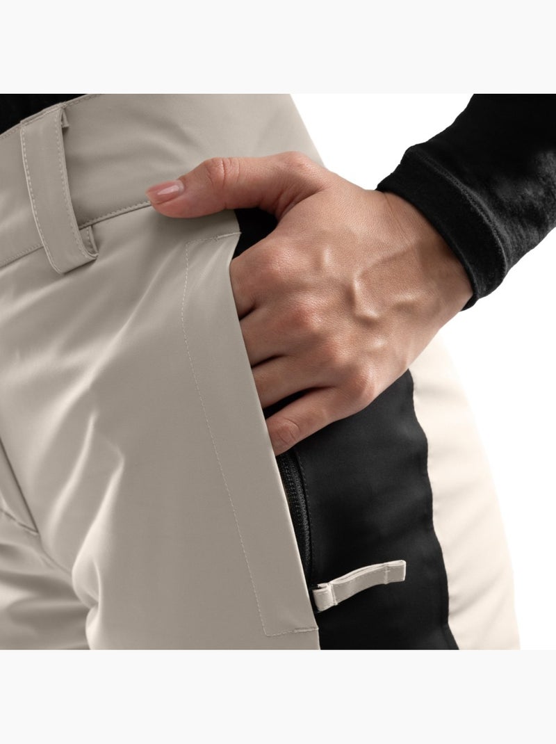 Pantalon ski femme sports d'hiver femme p3-w fitz roy Beige - Kiabi