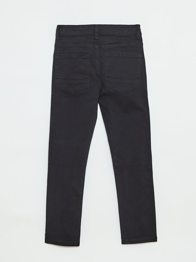 Pantalon Skinny / coupe très ajustée 5 poches noir - Kiabi