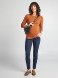 Pantalon skinny grossesse bleu marine - Kiabi