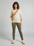 Pantalon skinny grossesse Kaki - Kiabi