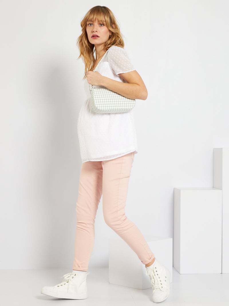 Pantalon skinny grossesse Rose - Kiabi