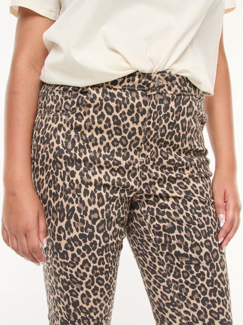 Pantalon skinny taille haute - Kiabi