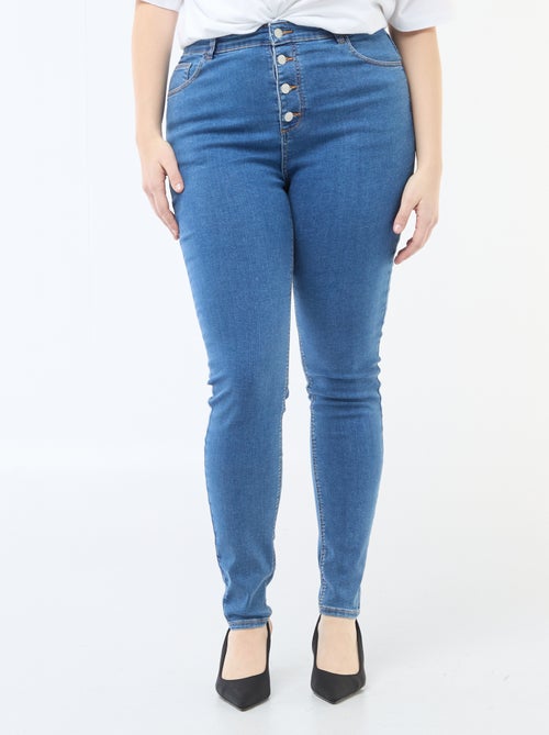 Pantalon skinny taille très haute - L30 - Kiabi