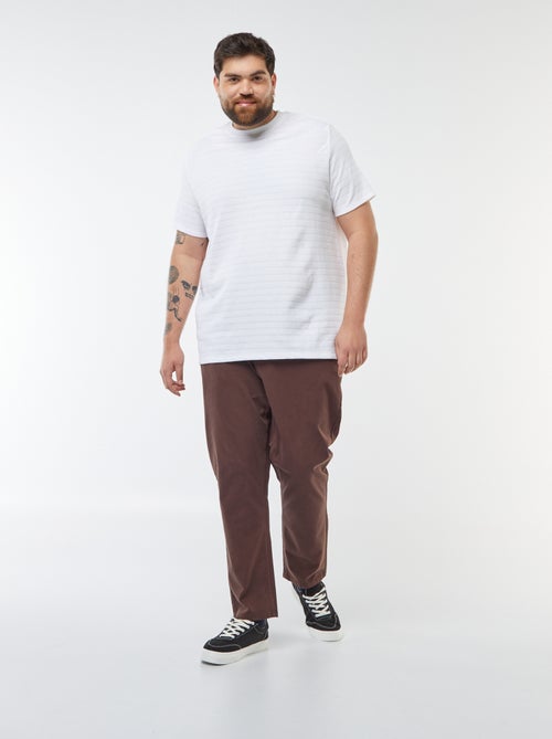 Pantalon slim - L32 - Kiabi