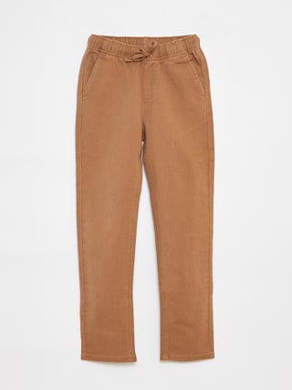 Pantalon slim avec taille ajustable