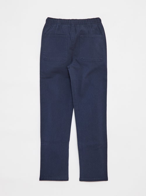 Pantalon slim avec taille ajustable - Kiabi