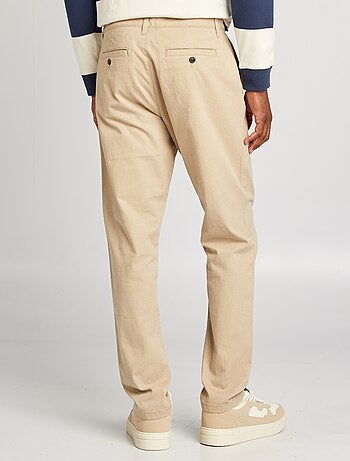 Pantalon slim chino