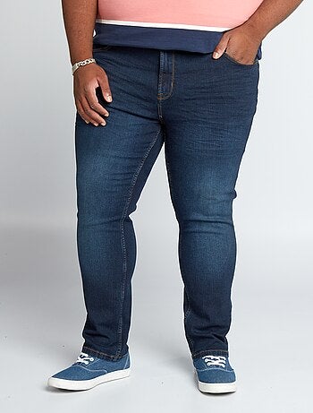 Pantalon slim en denim - 34L - Kiabi