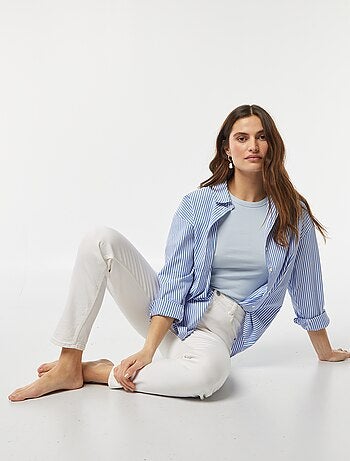 Pantalon slim en denim - L30