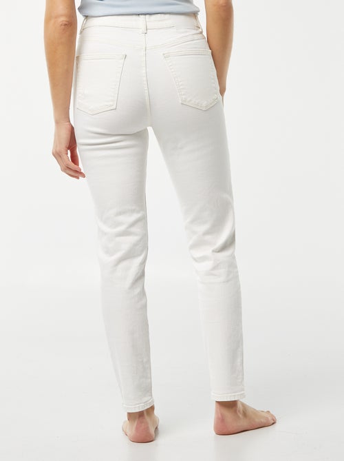 Pantalon slim en denim - L30 - Kiabi