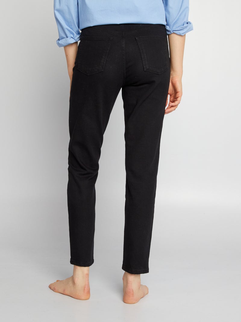 Pantalon slim en denim - L30 Noir - Kiabi