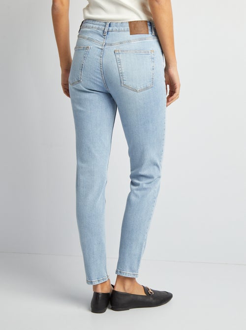 Pantalon slim en denim - L30 - Kiabi