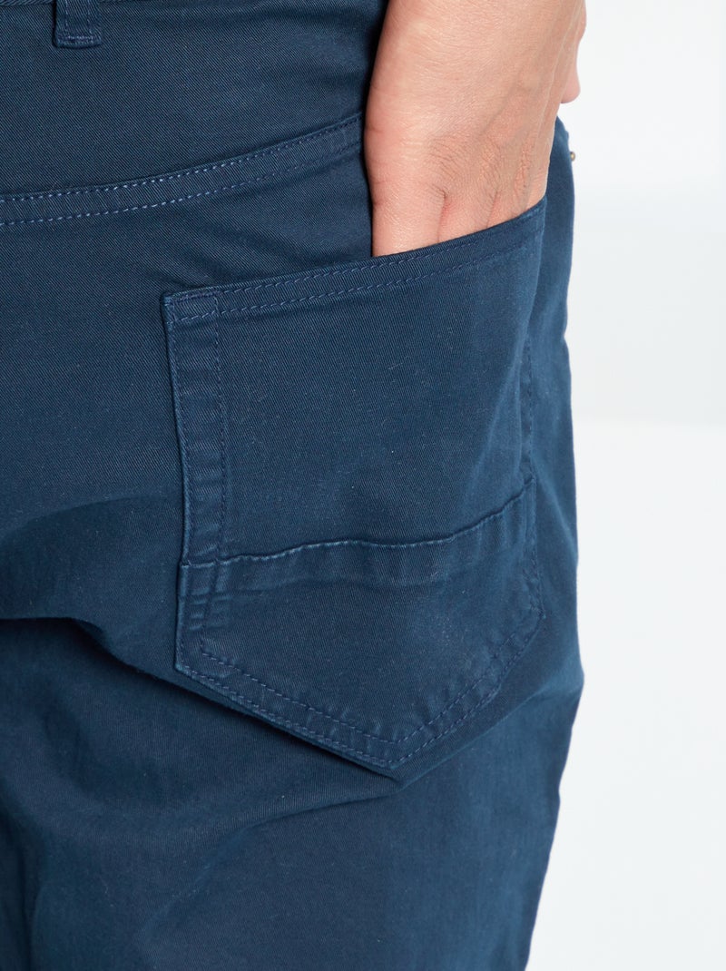 Pantalon slim L38 + de 2m Bleu marine - Kiabi