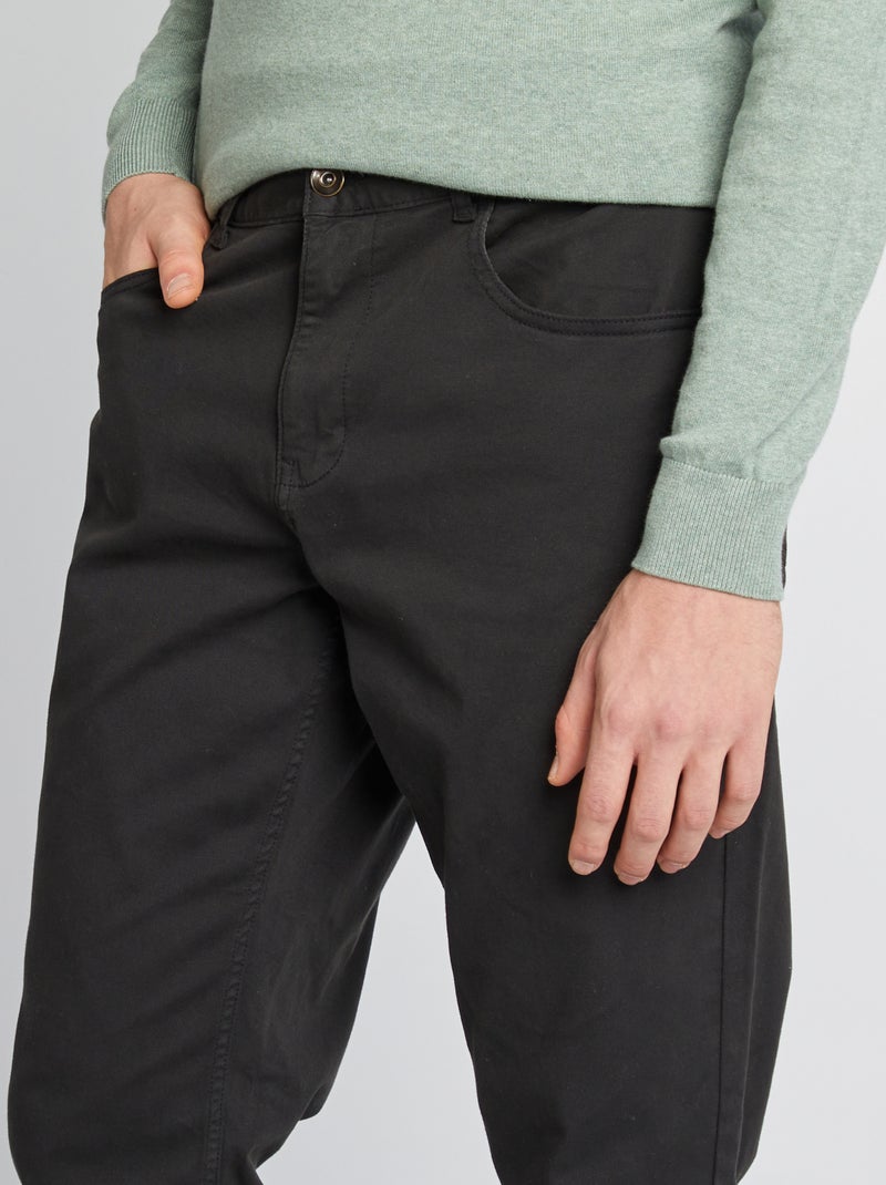 Pantalon slim L38 + de 2m Noir - Kiabi