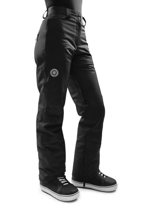 Pantalon snowboard femme sports d'hiver femme p1-w vader - Kiabi