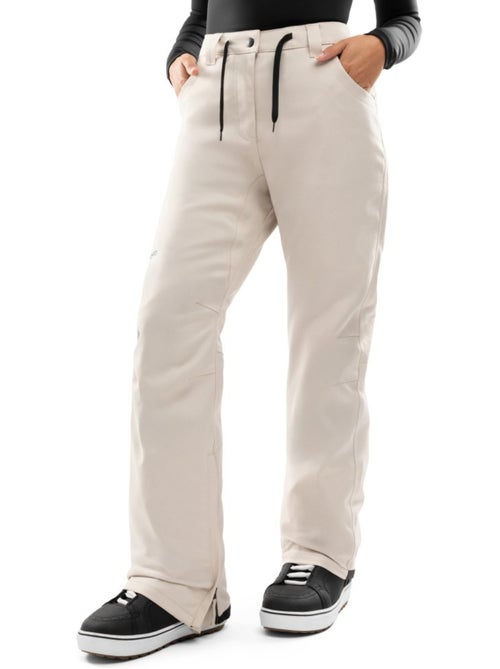 Pantalon snowboard hardshell femme sports d'hiver femme p2-w naeba - Kiabi