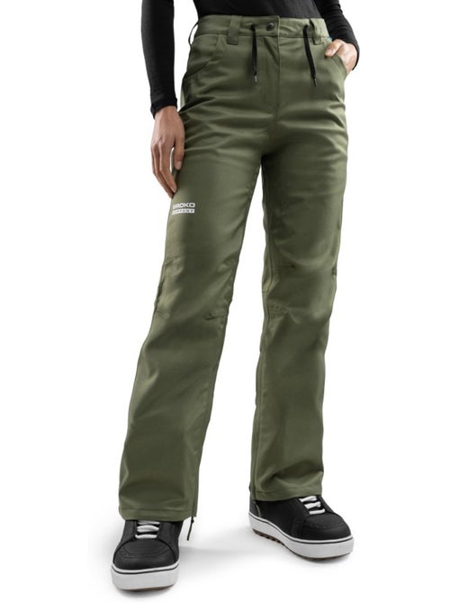 Pantalon snowboard hardshell femme sports d'hiver femme p2-w taiga - Kiabi