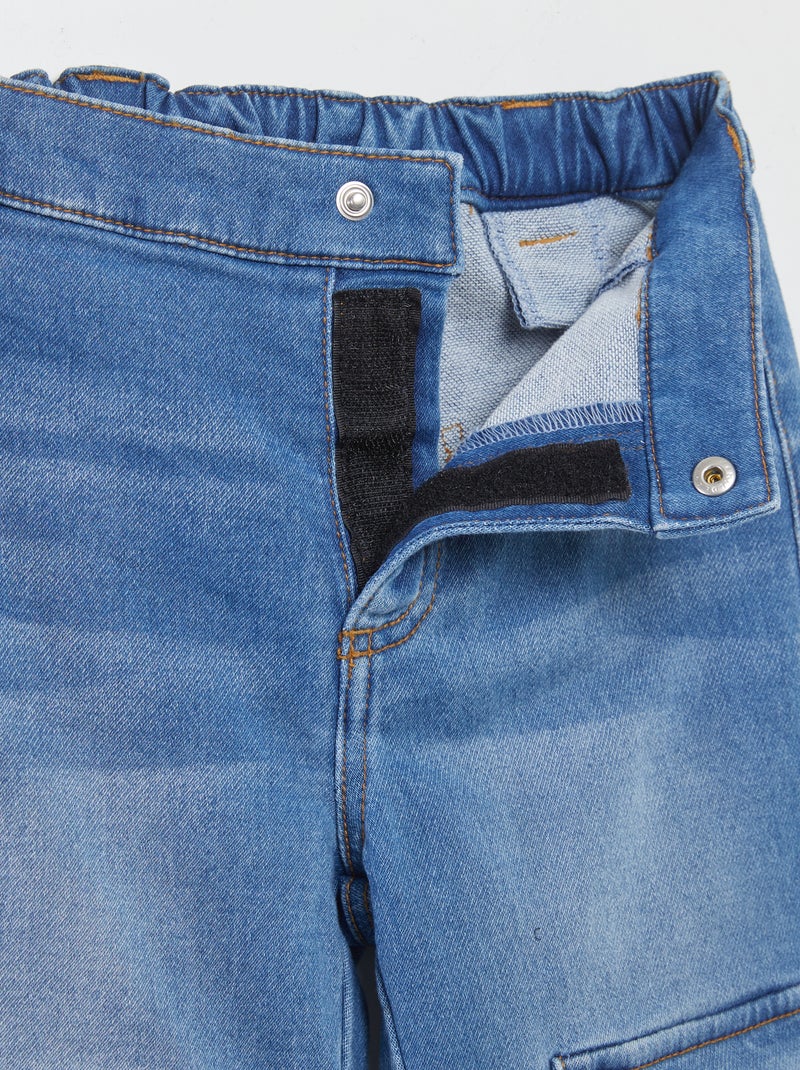 Pantalon straight - So Easy Bleu - Kiabi