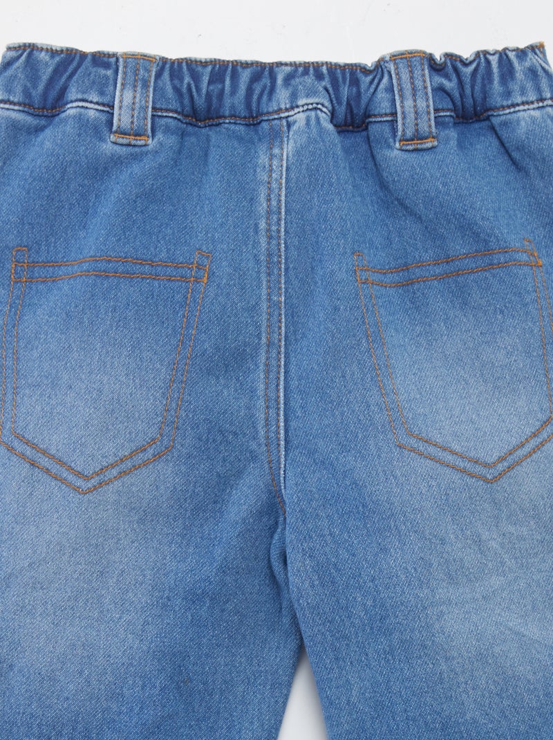 Pantalon straight - So Easy Bleu - Kiabi