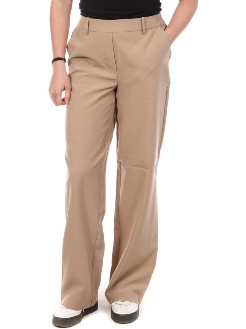 Pantalon Straight Femme Vero Moda Beige - Kiabi