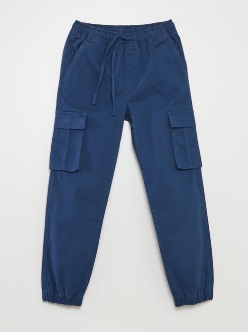 Pantalon stretch multipoches - Kiabi