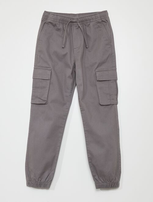 Pantalon stretch multipoches - Kiabi