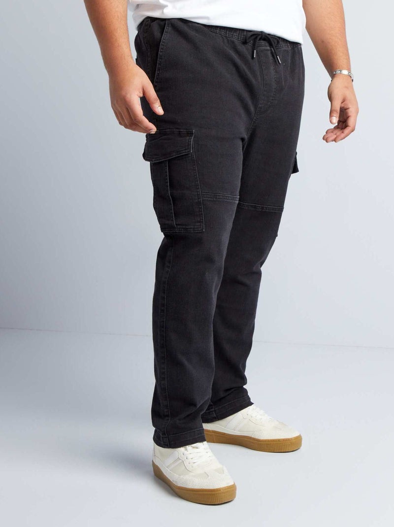 Jean Homme Slim Stretch - 98% Coton, 2% élasthanne - Taille 37-38 - Coupe Ajustée, 5 Poches - Lavable En Machine