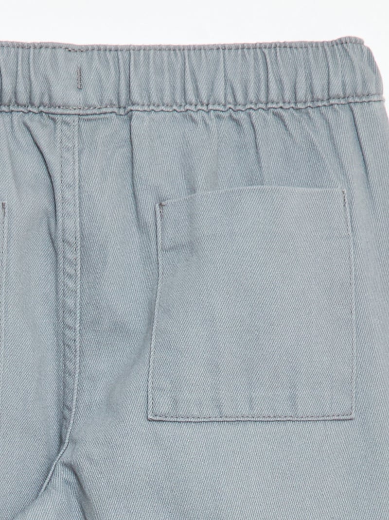 Pantalon style jogger Gris - Kiabi