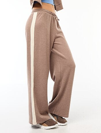 Pantalon style jogging en maille