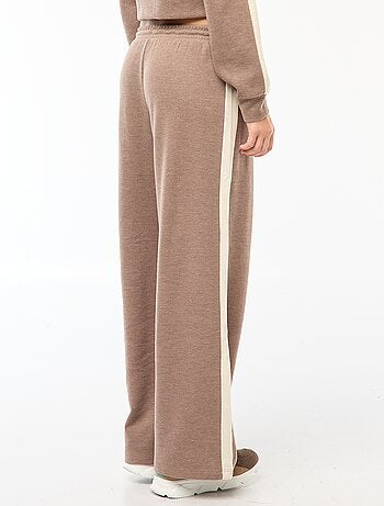 Pantalon style jogging en maille