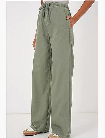 Pantalon taille haute à jambes larges bdart