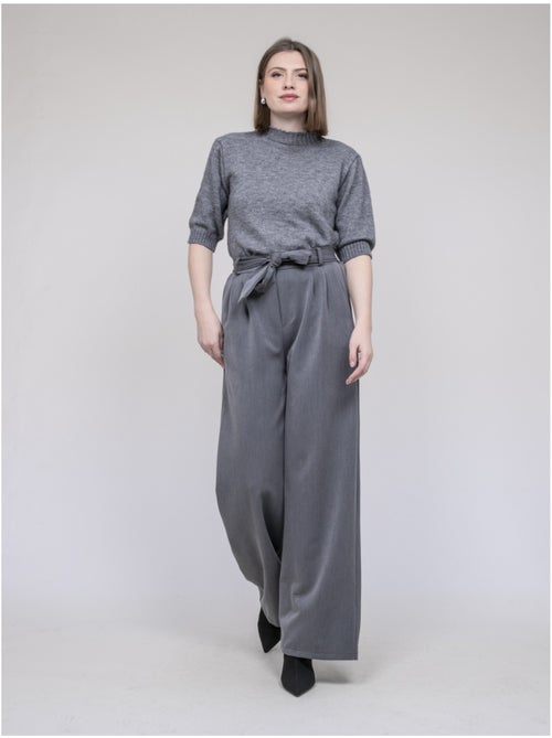 Pantalon taille haute EDERINA - Kiabi
